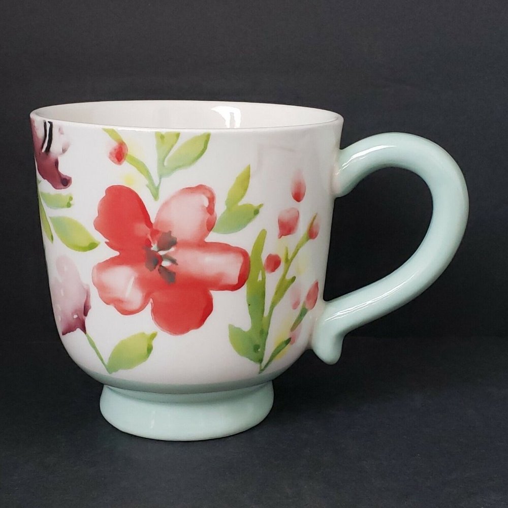 Threshold Corinna Floral Stoneware 16 oz. Coffee Mug Cup